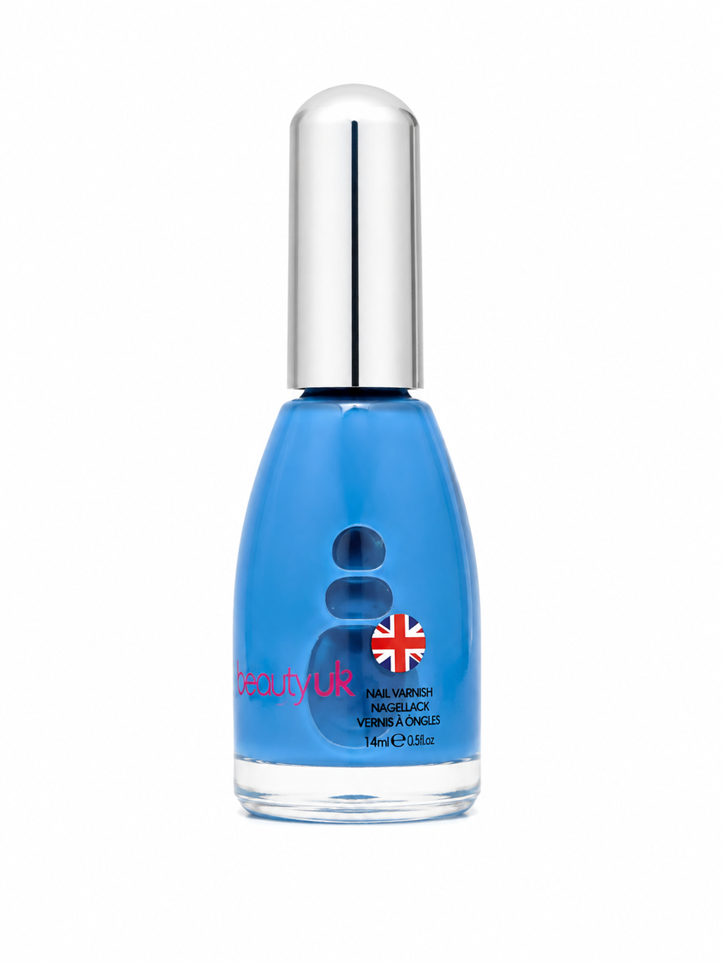 Viral Trending- Beauty UK Nail Polish. In shade: Solid Mid blue. Hard wearing.