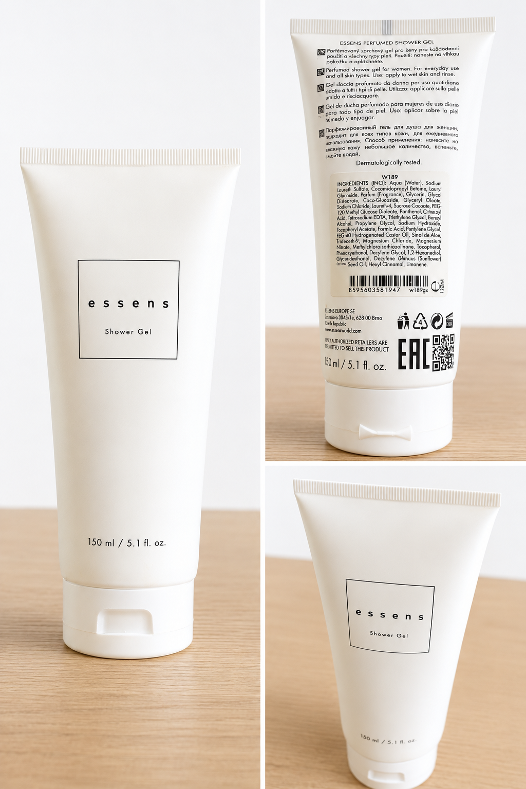 Smell like a spa Essens Shower wash.